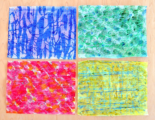 Watercolor-Painted Collage Papers | Carle Museum